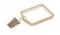 Кольцо и крючок для кованых гардин с квадратной трубой 20 мм (10 шт.) (старое золото)