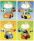 Тетрадь 12л.   клетка BG.  офс.  карт.  обл.  Toy Cars.  ассорти