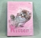 Тетрадь на кольцах 120л клетка  ЭКСМО  офс.  лак.  Pussy kitten.  Котята на розовом