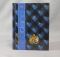 Блокнот твердая обложка  А6.   80л.  ХАТБЕР  на рез.  Шотландка