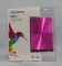 КОМП.  Флэш.  Жесткий диск на 500GB.  A-DATA 2.  5HDD.  USB 2.  0.  розовый корпус