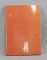 Книжка записная Erich Krause 120*170.  Scribble.  кож.  зам.  лин.  оранжевая.  29804