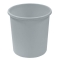 Корзина для бумаг.  СТАММ.  цельная.  18л.  серая