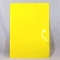 Папка-уголок А4 БЮРО 0.  18мм жесткая желтая