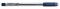 Ручка шариковая INDEX IBP305 Alpha.  0.  7мм.  прозр.  корп.  синяя