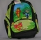 Рюкзак SILWERHOF.  46см.  I love monsters.  черный+зеленый