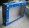 Коробка цветная, материал пластик/картон (серебро, бронза, синий, бордовый, сердечки) 23,5 х 29 х 6