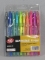 Ручки шариковые набор BEIFA 10 цветов цветной тонированный корпус пластиковый блистер AA982A-10