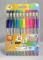 Ручки шариковые набор BEIFA 10 цветов неоновые с резиновой вставкой цветной корпус пластиковый блистер AA999-10