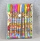 Ручки гелевые набор КИТ F017-10 10 цветов Тигрята арома c блестками пластиковый блистер