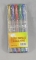 Ручки гелевые набор TwSt TS-711-5 5 цветов прозрачный корпус пластиковый блистер