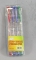 Ручки гелевые набор TwSt TS-711-4 4 цвета люрекс прозрачный корпус п/бл