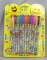 Ручки гелевые набор TwSt F-044-12 12 цветов металлик ароматизированные Смайлики картонный блистер