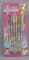Ручки гелевые набор TwSt 019- 6 6 цветов металлик ароматизированные Маленькие девочки картонный блистер