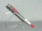 Ручка шариковая MC GOLD металлический наконечник с резиновой вставкой красная