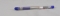 Ручка шариковая FLAIR Monitor 0. 7 мм резиновая вставка прозрачный корпус синяя