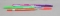 Ручка шариковая BEIFA 110B антискользящий корпус металлический наконечник Яркое цветное ассорти синяя