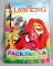 Раскраска А4. лакированная картонная обложка Полиграфсоюз Король Лев Ассорти