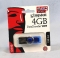 Компьютерный Флэш-драйв на 4 Gb KINGSTON USB DataTraveler голубой корпус 101/G