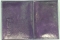 Кожа Обложка для паспорта О-81. с дополнительным карманом фиолетовая