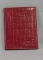 Кожа Обложка для автодокументов О-71. с дополнительным карманом крокодил красная
