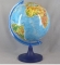 Глобус d 25 см ZACHEM физический пластмассовая подставка