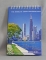 Блокнот твердая обложка А6. 60 листов Полиграфсоюз клетка на гребне сверху c блестками Город