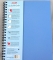 Тетрадь пластиковая обложка с с карманом А4. 100 листов клетка ХАТБЕР на гребне 4 разделителя с перфорацией Micro синяя