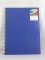 Тетрадь пластиковая обложка А4. 80л клетка ХАТБЕР на гребне с перфорацией Diamond синяя