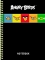 Тетрадь 80 листов клетка А6. ХАТБЕР офсет на спирали Angry birds
