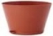 Горшок для цветов Крит 200 (3,6л) с системой прикорневого полива терракотовый терракотовый артикул P46020FТР